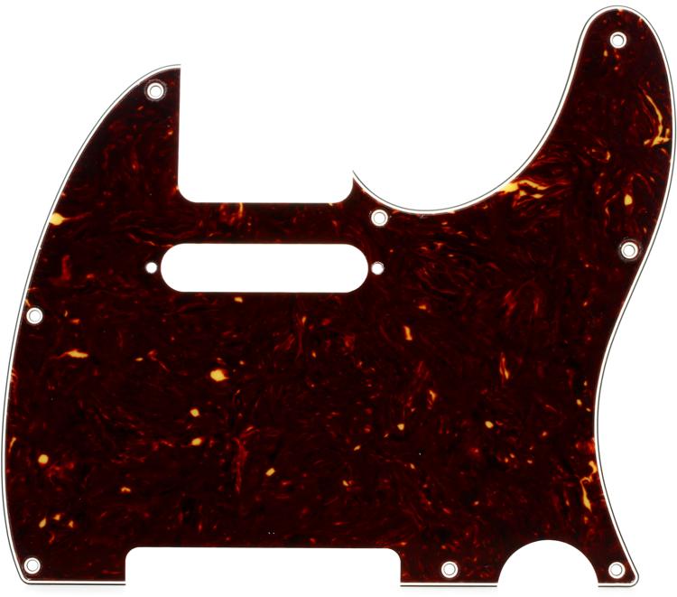 Fender Accessories Standard Telecaster Pickguard Tortoise Shell 8