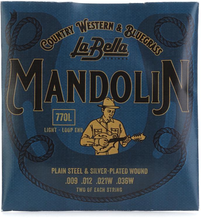 La Bella 770L Silverplated Mandolin Strings Light