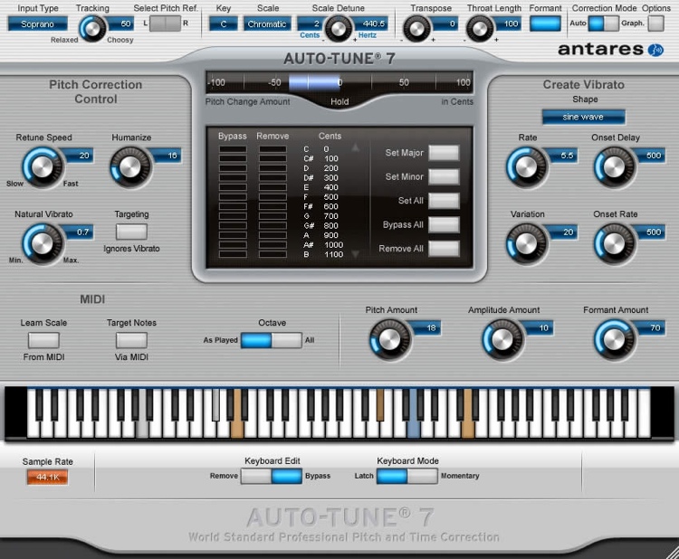 Antares Auto-Tune Vocal Studio (download) - TDM (No Longer Available)
