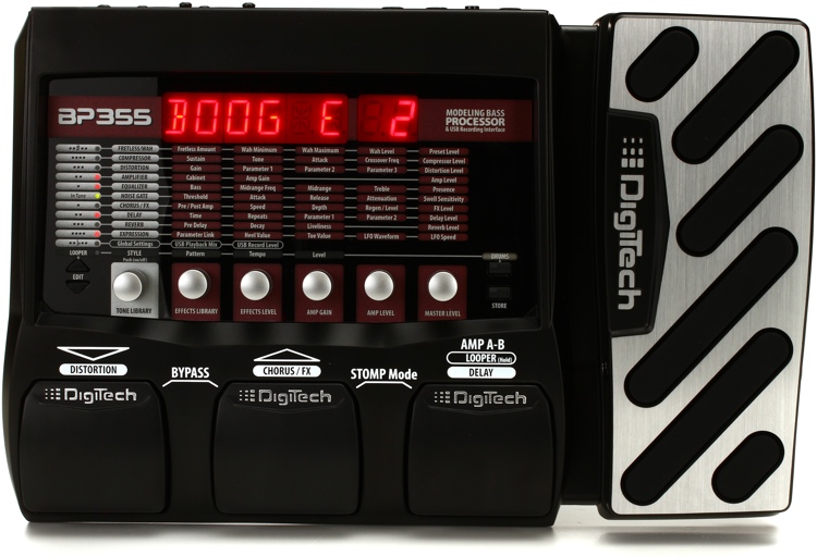 DigiTech BP355 Bass Multi Effects Pedal with USB