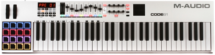 M-Audio Code 61 61-Key USB MIDI Controller | Sweetwater.com
