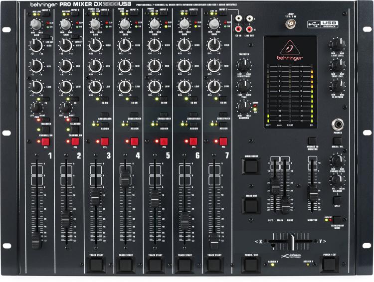 Behringer Pro Mixer DX2000USB 7channel DJ Mixer