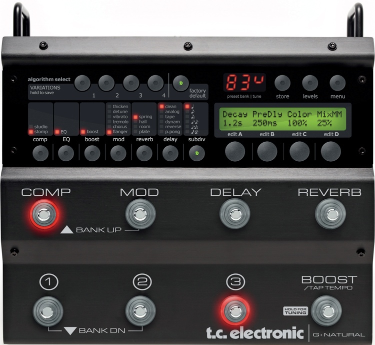 TC Electronic GNatural Acoustic Guitar Floor Processor