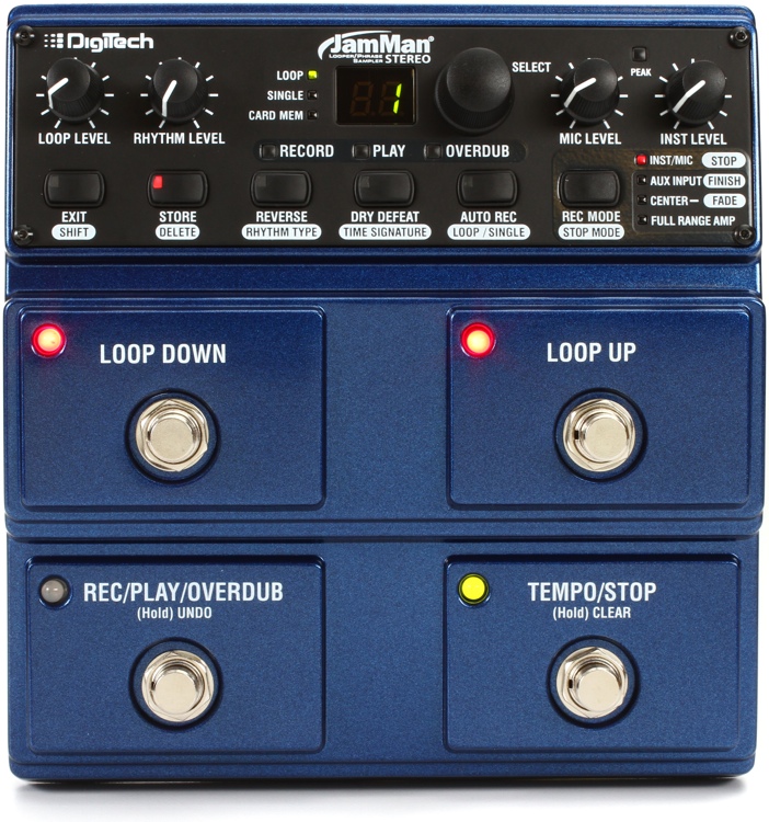 DigiTech JamMan Stereo Phrase Sampler and Looper