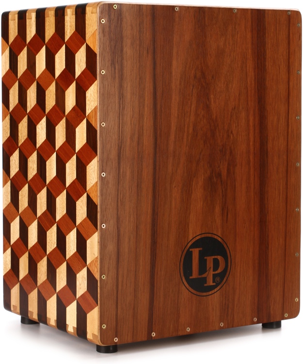Latin Percussion Peruvian Solid Wood Brick Cajon with Bag