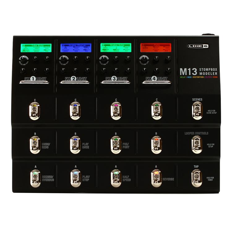 Line 6 M13 Stompbox Modeler | Sweetwater.com diagram of product mix 