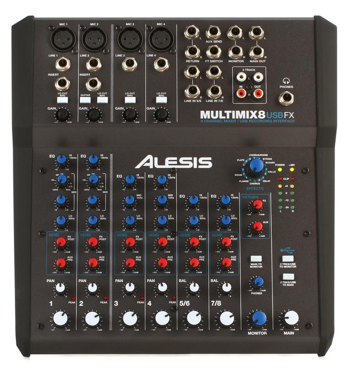 Alesis Multimix 8. MultiMix 8 USB FX Image