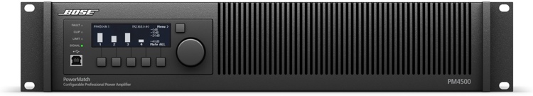 bose powermatch pm4500 configurable amplifier ea bose ma12