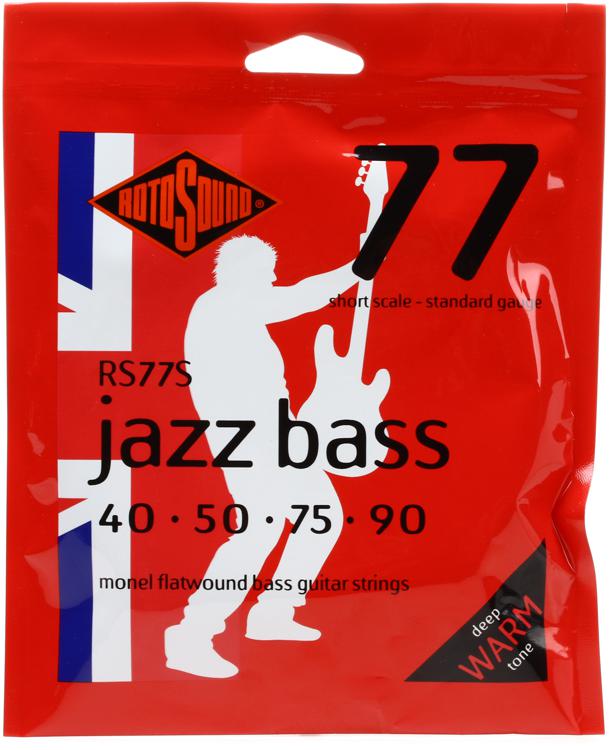 Rotosound RS77S Jazz 77 Monel Flatwound Short Scale Bass Strings