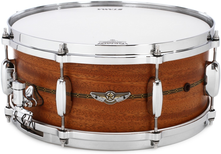 Tama Star Series Solid Mahogany Snare Drum - 6"x14" Oiled Natural