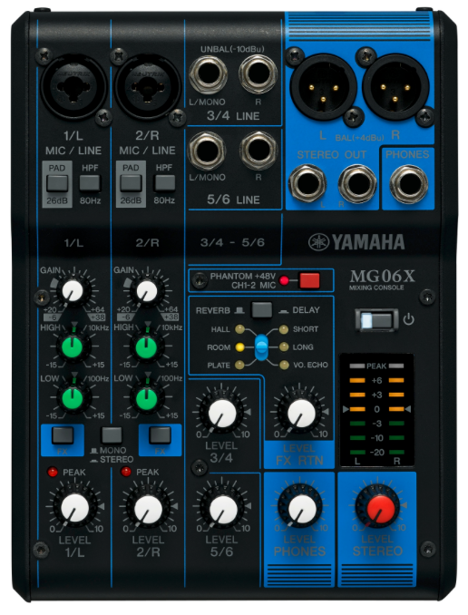 Yamaha MG06X mixer