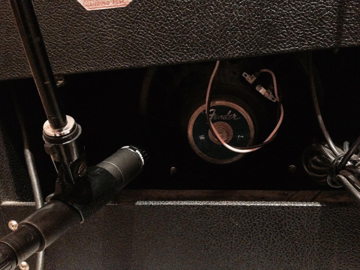Mic Back of Amp