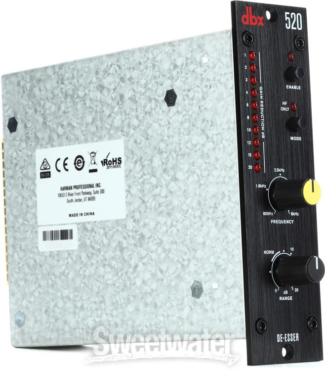 Dbx 520 Deesser 500 Series Module Overview by Sweetwater Sound