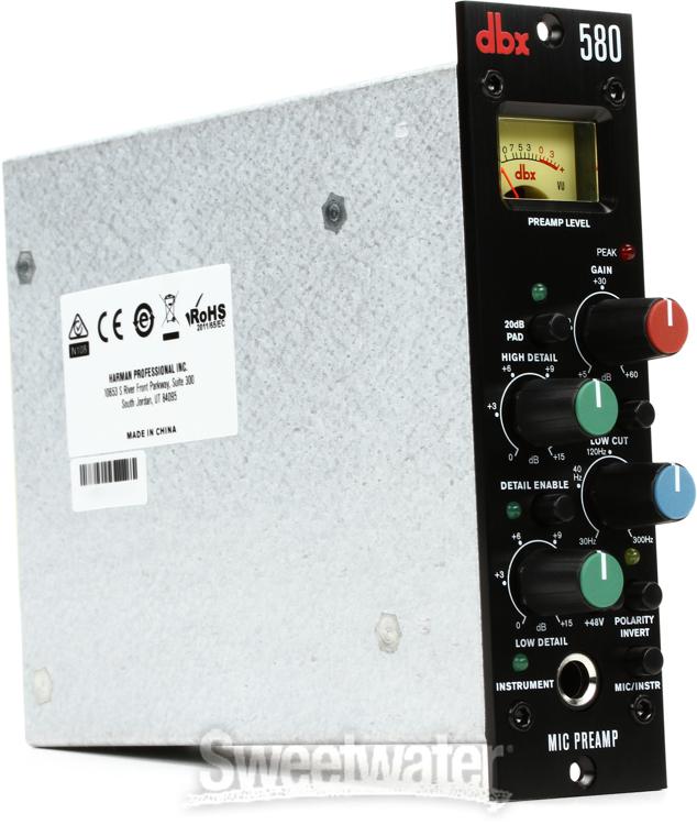 Dbx 580 Mic Preamp 500 Series Module Overview by Sweetwater Sound