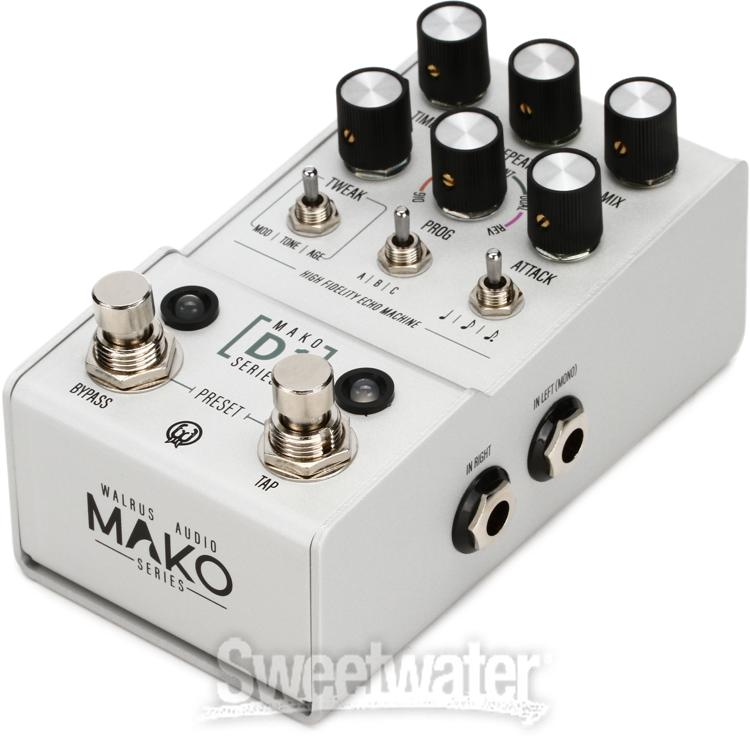 Walrus Audio Mako D1 Delay Pedal Demo with Synths