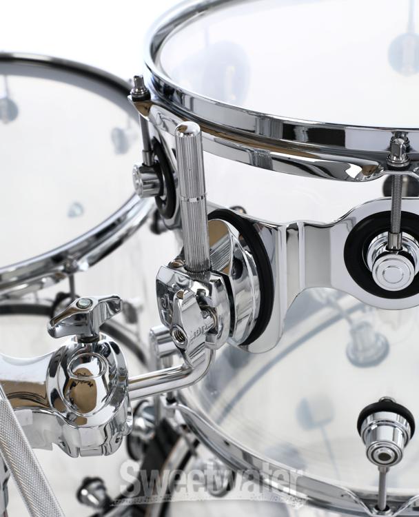 DW Design Series Clear Acrylic 5piece Drum Kit Review Sweetwater