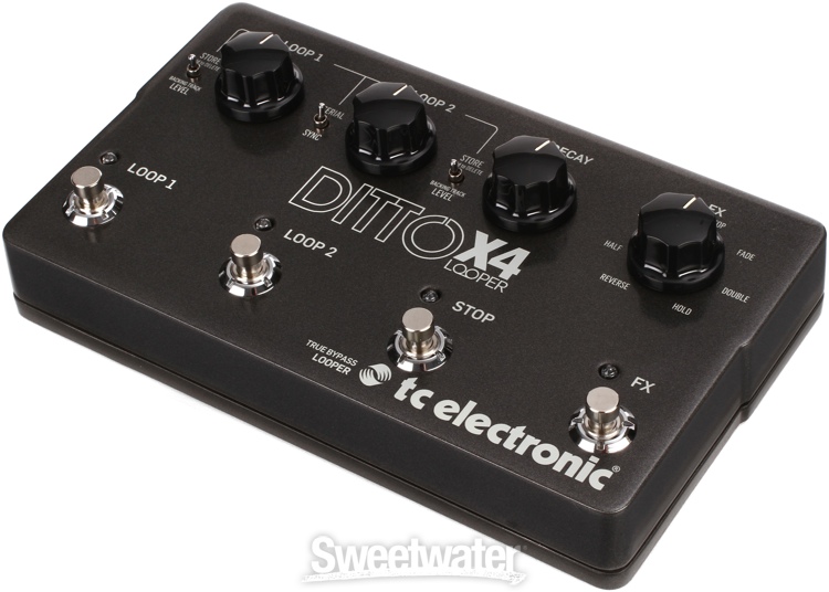TC Electronic Ditto Looper X4 Looper Pedal Demo by Sweetwater