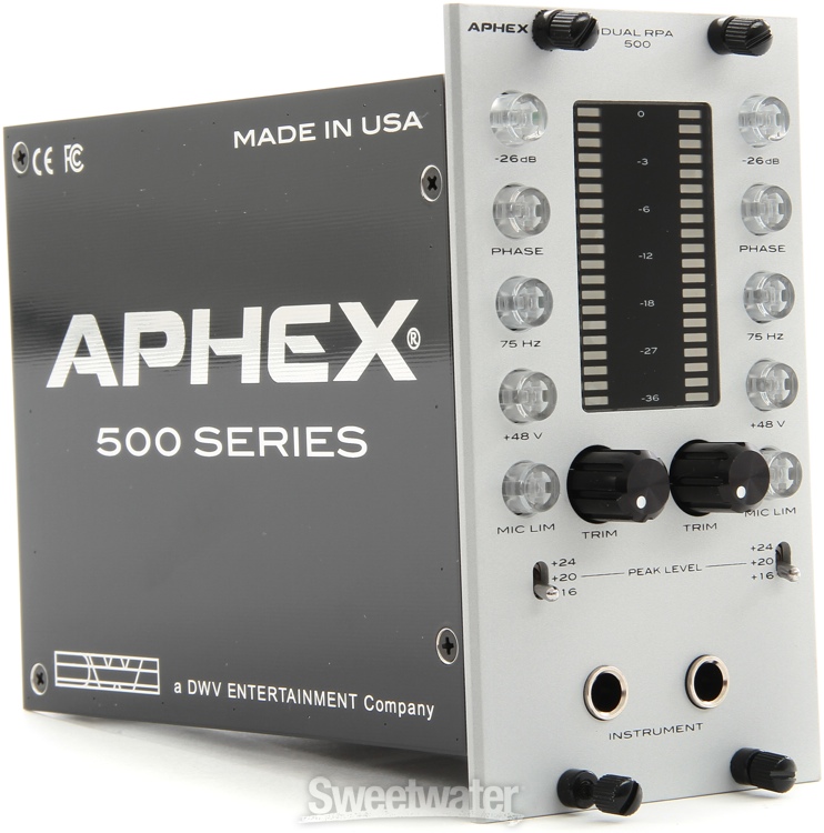 Aphex Dual RPA 500 Mic Preamp Module for 500 Series Racks Overview