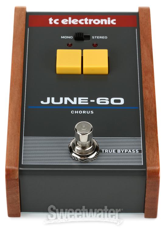 TC Electronic June-60 Chorus Stereo - Pedale Effetti Leggendario Con Circuiti BBD