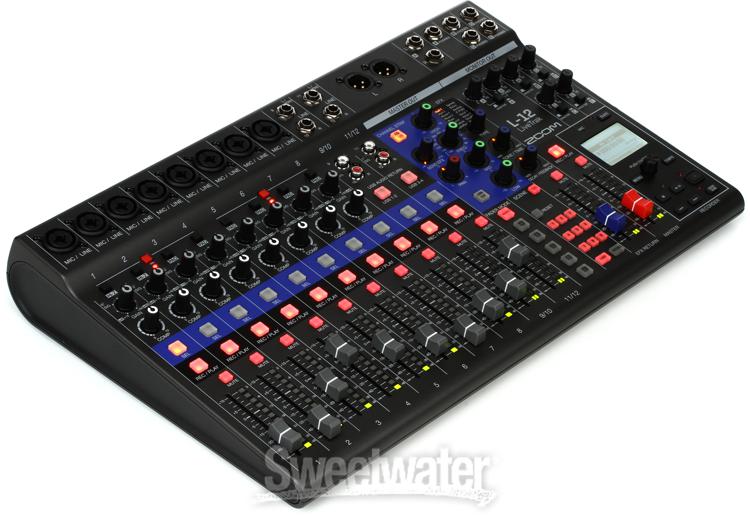 Zoom LiveTrak L12 Digital Mixer and Multitrack Recorder Review Sweetwater