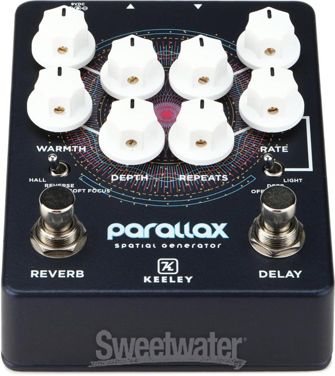 Keeley Parallax Spatial Generator Reverb and Delay Pedal