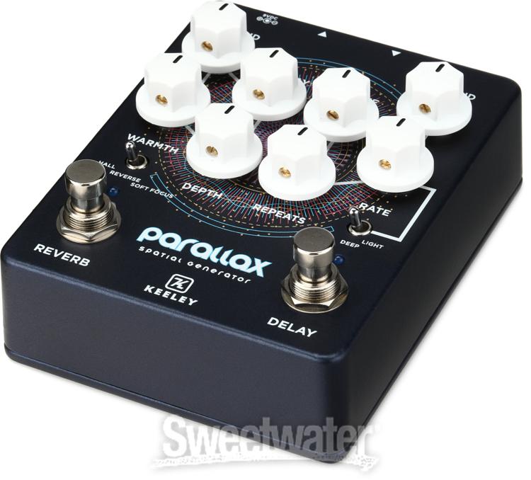 Keeley Parallax Spatial Generator Reverb and Delay Pedal