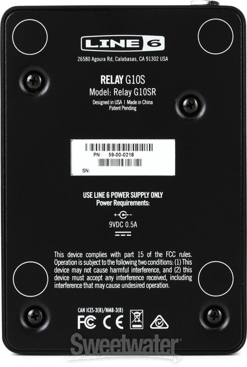 Line 6 Relay G10S Digital Wireless Guitar System Demo