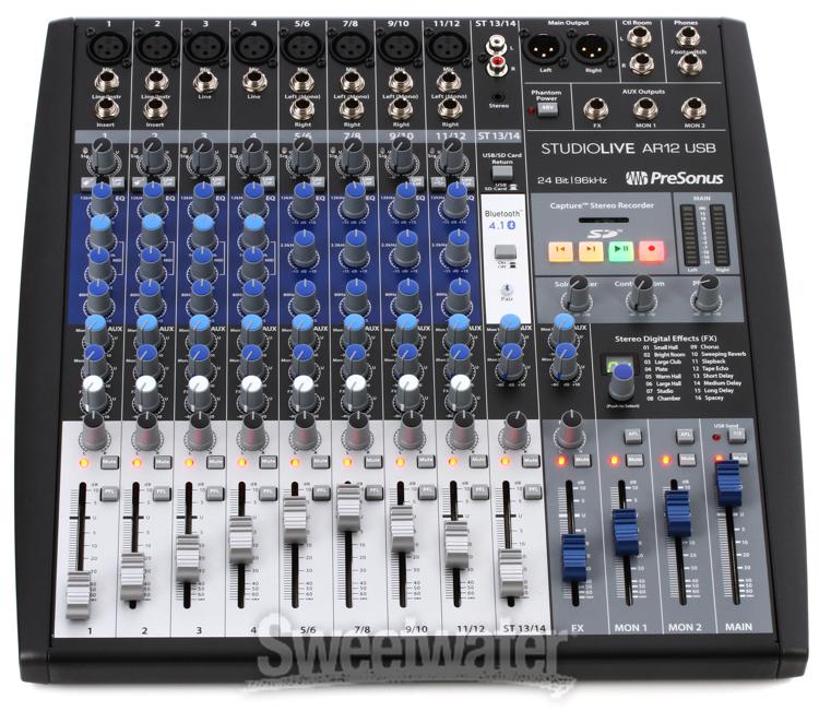 PreSonus StudioLive AR12 Mixer Overview by Sweetwater