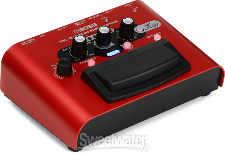 BOSS VE2 Vocal Harmony Processor Pedal Demo Sweetwater at Summer NAMM...