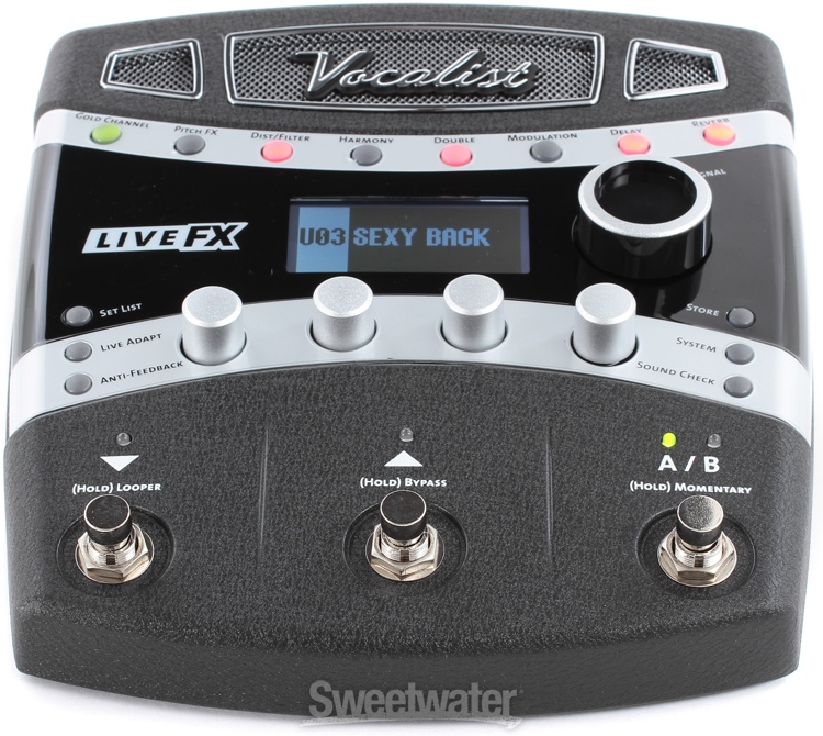DigiTech Live FX Vocal Effects Processor/Looper Demo Sweetwater