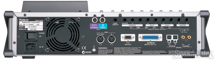 ジャンク品 Roland VS-2400CD 液晶焼けあり／CD-R内蔵　付属品 Mousing Around on the Roland VS-2400CD - InSync