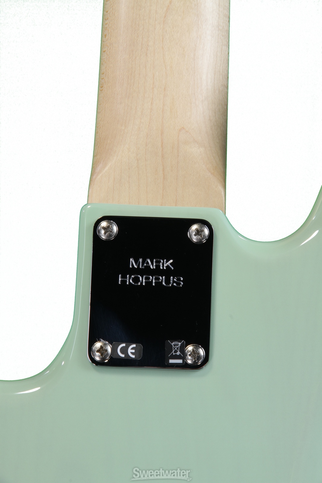 Fender Mark Hoppus Jazz Bass Surf Green Transparent