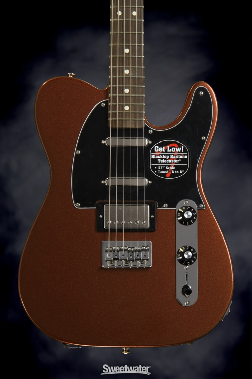 Fender Blacktop Tele Baritone - Classic Copper | Sweetwater.com