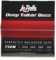 Click to learn more about the La Bella 750N Deep Talkin' Bass Black Nylon Tapewound Bass Guitar Strings - .050-.105, Light