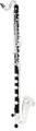 Click to learn more about the Buffet Crampon 1195 Tosca Professional Low C Bass Clarinet - Silver-plated Keys