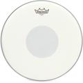 Click to learn more about the Remo Emperor X Coated Drumhead - 14 inch - with Black Dot