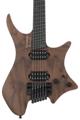 Click to learn more about the Strandberg Boden Prog NX 6 Electric Guitar - Natural Walnut Burl, Sweetwater Exclusive
