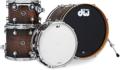 Click to learn more about the DW DWe 4-piece Shell Pack - Curly Maple Burst