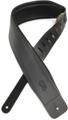 Click to learn more about the Levy's DM1PD-BLK 3-inch Leather Guitar Strap with Padded Interior- Black