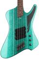 Click to learn more about the Dingwall Guitars D-Roc Multi-scale Bass Guitar - Aquamarine Metalflake