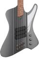 Click to learn more about the Dingwall Guitars D-Roc Multi-scale Bass Guitar - Matte Metallic Black
