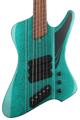 Click to learn more about the Dingwall Guitars D-Roc 5-string Electric Bass Guitar - Aquamarine Metalflake