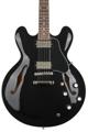 Click to learn more about the Gibson ES-335 Semi-hollow body Electric Guitar - Vintage Ebony
