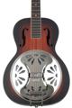 Click to learn more about the Gretsch G9220 Bobtail Round-neck Mahogany Body Resonator - 2-color Sunburst, Padauk Fingerboard