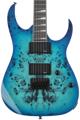 Click to learn more about the Ibanez GIO GRGR221PA Electric Guitar - Aqua Burst