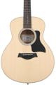 Click to learn more about the Taylor GS Mini Sapele Acoustic Guitar - Natural with Black Pickguard