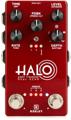Click to learn more about the Keeley Halo Andy Timmons Dual Echo Pedal - Andy Apple Red, Sweetwater Exclusive