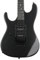 Click to learn more about the Kramer Nightswan Left-handed Electric Guitar - Jet Black Metallic