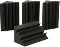 Click to learn more about the Auralex LENRD 1x1x2 foot Studiofoam Bass Trap 4-pack - Charcoal