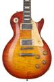 Click to learn more about the Gibson Custom 1959 Les Paul Standard Reissue Murphy Lab Brazilian Electric Guitar - Murphy Burst